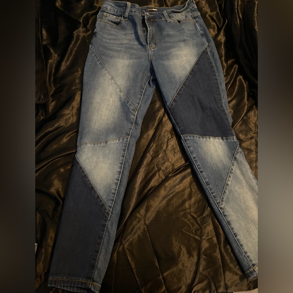 Fashion Nova multicolor denim